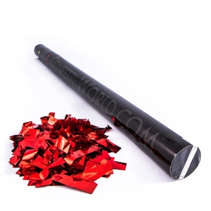 Confetti Shooter Metal Red