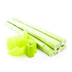 Paper Streamers Light Green 20m
