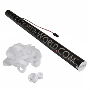 80cm El Shooter White Streamers BIO