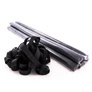Paper Streamers Black 10m