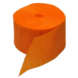 Crepe Streamer Orange - THE CHEAPEST IN EU!